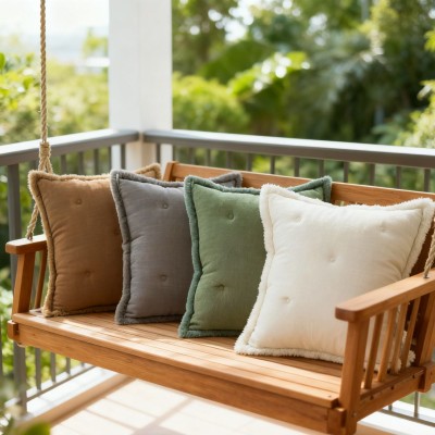 New Style Light Luxury Modern Bohemian Pillowcase - Plush Cushion Cover for Guesthouses & Sofa